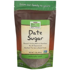 NOW: Sweetener Date Sugar, 16 oz