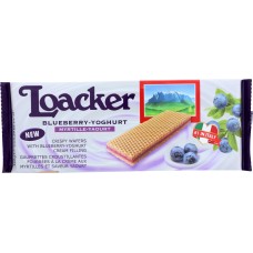 LOACKER: Wafer Yogurt Blueberry, 5.29 oz