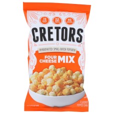 GH CRETORS: Popcorn Four Cheese Nix, 5 oz