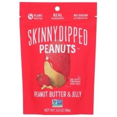 SKINNYDIPPED: Peanuts Pnt Btr N Jelly, 3.5 oz