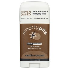 SMARTYPITS: Vanilla Coconut Super Strength Formula, 2.65 oz