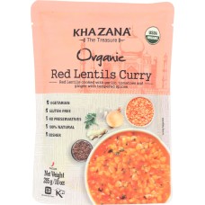 KHAZANA: Entree Red Lentil Curry, 10 oz