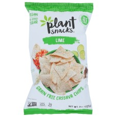 PLANT SNACKS BRAND: Chips Lime, 8 oz