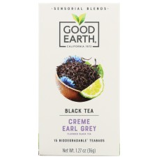 GOOD EARTH: Tea Sensorial Earl Grey, 15 bg