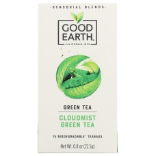 GOOD EARTH: Tea Sensorial Green, 15 bg