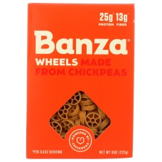 BANZA: Pasta Wheels Chickpea, 8 oz