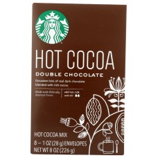 STARBUCKS: Cocoa Hot Dbl Choc Box 8Pc, 8 oz