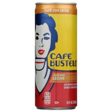 CAFE BUSTELO: Coffee Cafe Con Leche Rtd, 8 oz