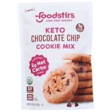 FOODSTIRS: Cookie Choc Chip Mix Keto, 7.94 oz