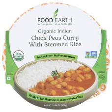 FOOD EARTH: Entree Chickpea Crry Rice, 10.58 oz