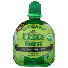 VOLCANO: Juice Lime Burst Org, 6.7 oz