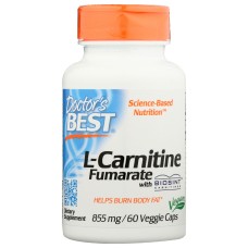 DOCTORS BEST: L-Carnitine Fumarate 500M, 60 vc