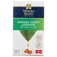 MANUKA HEALTH: Lozenge Hny & Propolis, 15 pc
