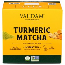 VAHDAM TEAS: Matcha Elixir Turmeric, 0.88 oz