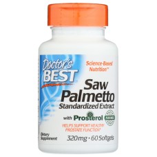 DOCTORS BEST: Saw Palmetto 320Mg, 60 sg