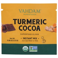 VAHDAM TEAS: Tea Turmeric Cocoa Elixir, 0.88 oz