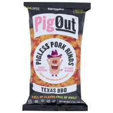 PIGOUT: Vegan Pork Rind Texas Bbq, 3.5 oz