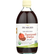 DE NIGRIS: Vinegar Pomegranate Raw, 500 ml