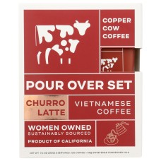 COPPER COW COFFEE: Latte Kit Churro 5Pk, 7.4 oz