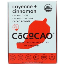 COCACAO: Bar Cayenne And Cinnamon, 2.1 oz
