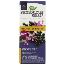 NATURE'S WAY: Sambucus Relief Syrup, 4 fo