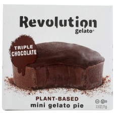 REVOLUTION GELATO: Gelato Pie Mini Chocolate, 2.5 oz