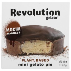 REVOLUTION GELATO: Gelato Pie Mini Mocha, 2.5 oz