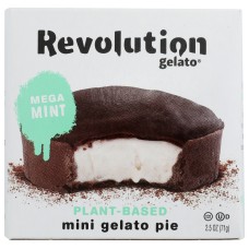 REVOLUTION GELATO: Gelato Pie Mini Mint, 2.5 oz