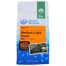 DIRECT ACCESS: Coffee Wb Md Light Org, 12 oz
