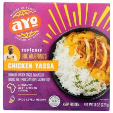 AYO FOODS: Vgtbl Entr Chicken Yassa, 8 oz