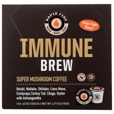 RAPID FIRE: Coffee Pods Immune Brew, 1 ea
