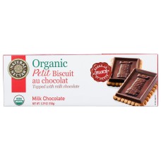 NATURAL NECTAR: Biscuit Petit Milk Choco, 5.29 oz