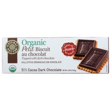 NATURAL NECTAR: Biscuit Petit Dark Choco, 5.29 oz