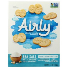 AIRLY: Crackers Sea Salt Oat, 7.5 oz