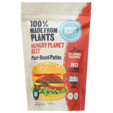 HUNGRY PLANET INC: Beef Burger Patty Plt Bse, 16 oz