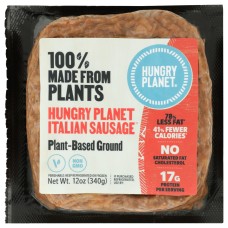 HUNGRY PLANET INC: Sausage Itl Ground Chub, 12 oz