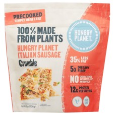 HUNGRY PLANET INC: Sausage Itl Crumble Plnt, 8 oz