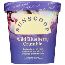 SUNSCOOP: Ice Cream Wild Blueberry, 16 fo