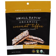 SMALL BATCH ORGANICS: Granola Bark Ccnt Toffee, 2 oz