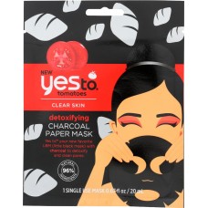 YES TO: Paper Mask Charcoal, 0.67 fo