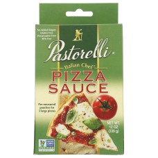 PASTORELLI: Sauce Pizza Ital Chf 3Pk Pouches, 15 oz