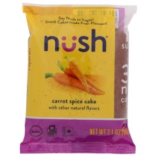 NUSH: Cake Slice Carrot Spice, 2.1 oz