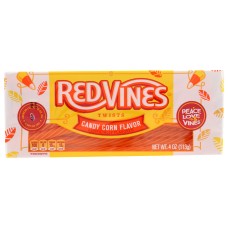 RED VINES: Candy Corn Twists Tray, 4 oz