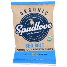 SPUDLOVE: Chips Thck Cut Sea Salt, 1 oz