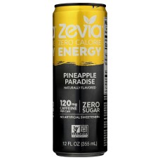 ZEVIA: Drink Energy Pineapple, 12 fo