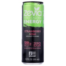 ZEVIA: Drink Energy Strwbry Kiwi, 12 fo