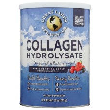 GREAT LAKES: Collagen Powder Mxd Brry, 10 oz