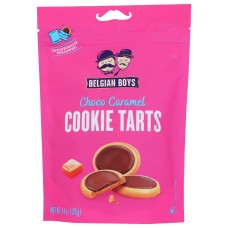 BELGIAN BOYS: Cookie Tart Choc Caramel, 4.4 oz