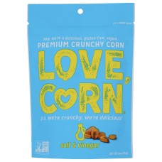 LOVE CORN: Corn Snck Sslt Vngr Shre, 4 oz