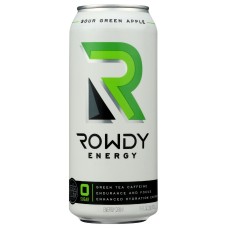 ROWDY ENERGY: Drink Energy Sr Grn Apple, 16 fo
